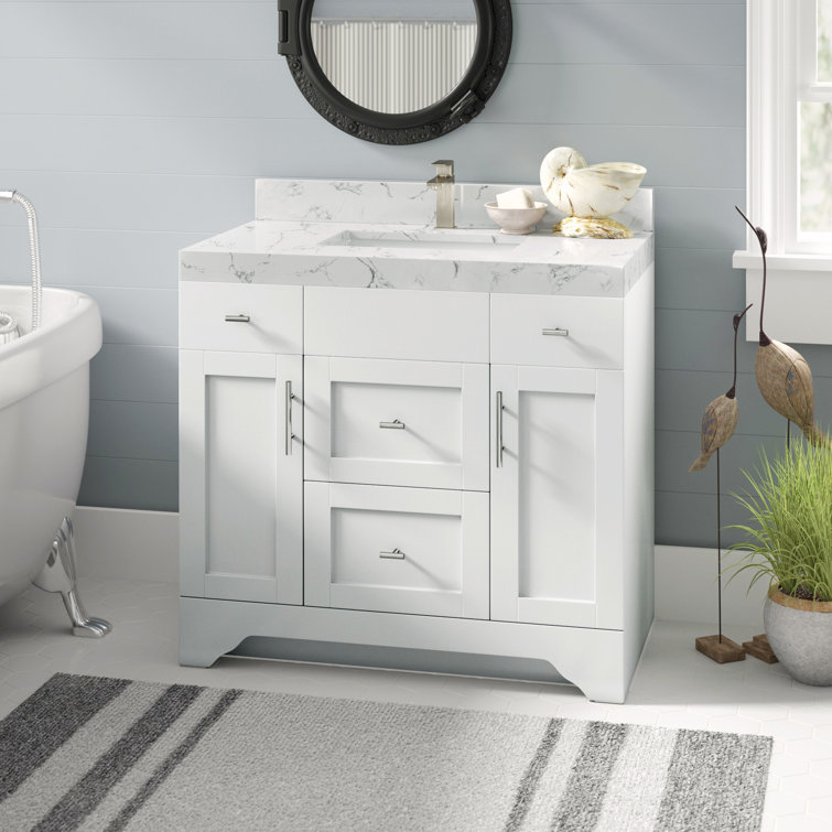White Bathroom Vanity Set Rispa